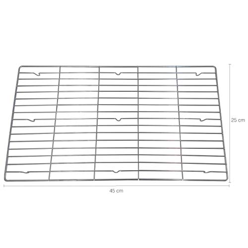 Grade Grelha Para Resfriamento Para Bolos Biscoitos 45X25cm