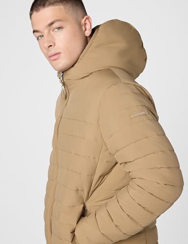 Image of Calvin Klein mens Lightweight Packable Down Jacket With Sherpa Lining