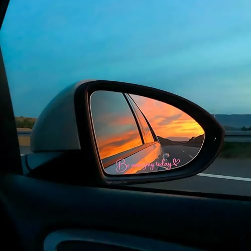 Image of Set 3Pcs Be Amazing Today Rearview Mirror Decal