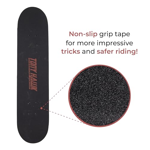 Tony Hawk 31" Skateboard - Signature Series 1 Skateboard with Pro Trucks, Full Grip Tape, 9-Ply Maple Deck, Ideal for All Experience Levels by VOYAGER - Image 3
