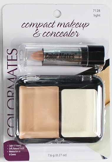 Colormates Compact Makeup & Concealer - Light