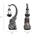 IVCOOLE 15" Outdoor Sculpture Figurine Statue Elephant Home Decorations Solar Garden Statues for Patio Home Yard Decor Good Luck Garden Elephant Gifts for Woman, Mom Family