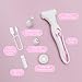Electric Razor for Women 4-in-1 Bikini Trimmer & Body Shaver for Face, Legs, Underarms, Pubic Hair – Rechargeable Wet/Dry Painless Hair Removal with LED Display (Pink)