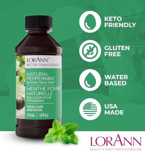 Image of LorAnn Oils Peppermint Emulsion & Flavoring For Baking