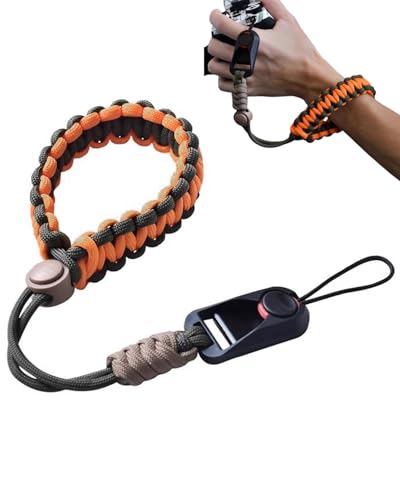 TPZORJX correa camara de fotos,correa camara,camera strap,accesorios fotografia,Correa de Mano para Cámara de Fotos para Liberación Rápida Paracord Cuerda Correa de Muñeca para Cámara Réflex