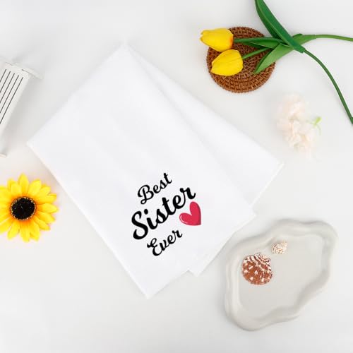 sidaopiu Cadeaux d'anniversaire pour sœur Serviettes de cuisine, idées de serviettes de cuisine pour sœur – vue 2