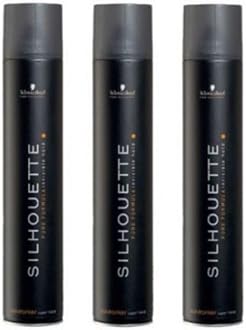 SCHWARZKOPFSILHOUETTE SUPER HOLD HAIRSPRAY 750ML X 3