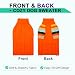 OUOBOB Hundepullover, Extra Weicher Kabelstrick Rollkragenpullover mit Bauchöffnung für Große Hunde wie Labrador oder Golden Retriever, Winterjacke, XL Orange