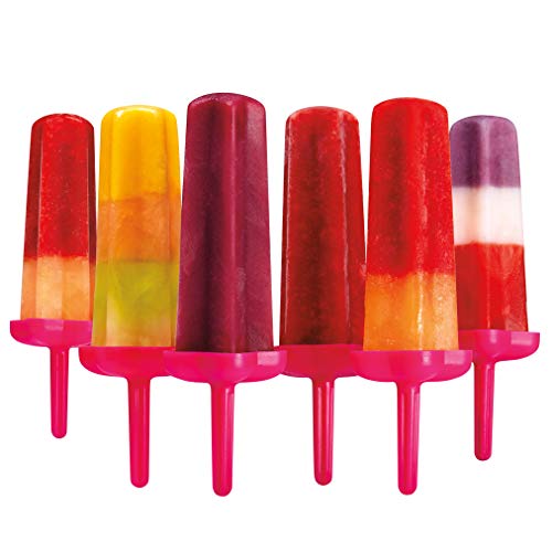 Tovolo Star Ice Pop Molds, Popsicle Makers, Set Of 6, Pink #TOP2