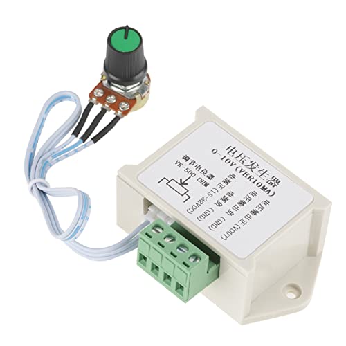 Potentiometer Generator Module, 0-10V DC 10mA Adjustable Analog Quantity Voltage Sign Generator for PLC and MCU Interface