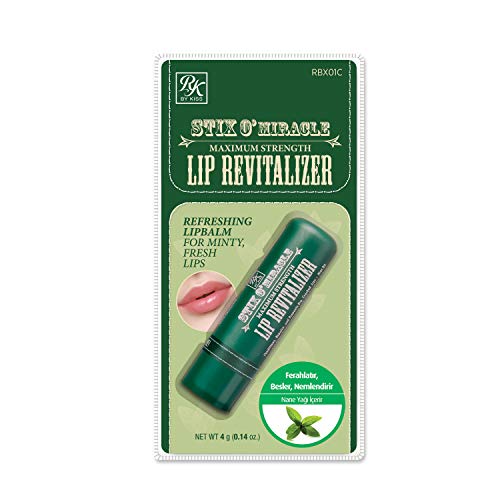 Ruby Kisses Stix O' Miracle Lip Balm, Maximum Strength Lip Revitalizer (Mint, 1 Count) #TOP10