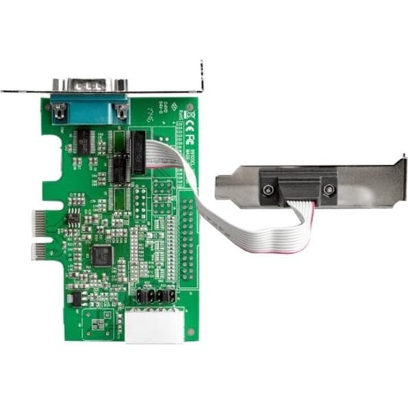 Image of StarTech 2-Port PCI Express RS232 Serial Adapter Card, TAA (PEX2S953LP) | PCIe RS232 Serial Host Controller Card, PCIe to Serial DB9, 16950 UART, Windows & Linux, Low Profile Expansion Card