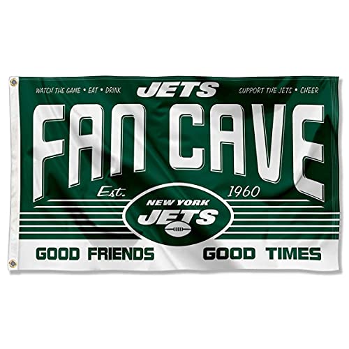 Bannière New York Jets WinCraft pour habiller votre salon les soirs de match de NFL