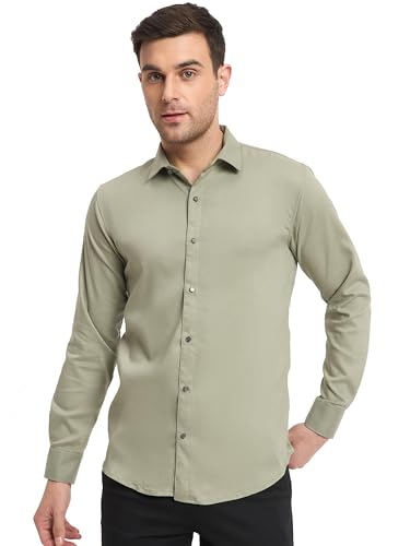 Image of Men's Soft Stretchable Fabric Regular fit Casual Shirt.