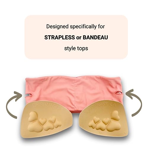 Women's Strapless Style Push-up Padding Inserts for Swimsuits, Sports Bras, and Clothing2
