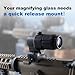 CANIS SPORT INC New Metal Quick Release Flip-to-Side 3X Magnifier Mount Central Height :1.93 inches (with 7mm Spacer) for G33 G43 G45 Mount Kit Optics Mount Base QD Compatible with Standard 21.2mm