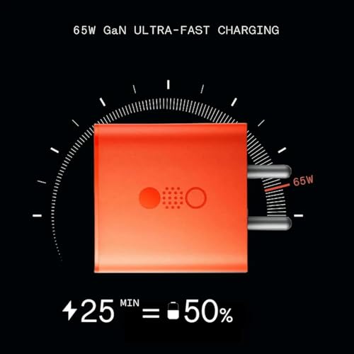 Image of CMF by Nothing 65W GaN 3A Multiport PD Charger, Compatible with Nothing Phones, Orange