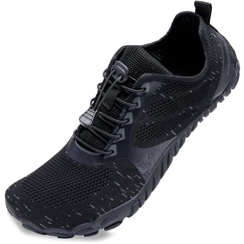 WateLves Barfuss Schuhe Damen Fitnessschuhe Knit Barfußschuhe Herren...