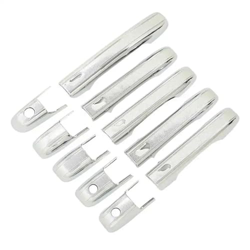 Cubierta protectora contra arañazos en manija de CR V 2002-2006, set de 10 piezas cromadas