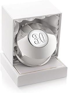 De Walden Girl's 30th Birthday Silver Plated Trinket Box Girls 30 Thirtieth Gift