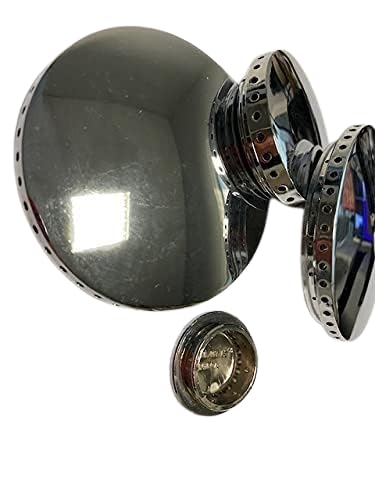 COMPATIBILI CON LOFRA 4 SPARTIFIAMMA IN OTTONE CROMATO COLORE ACCIAIO PER CUCINA LOFRA MISURE 2 GRANDI UGUALI 1 MEDIO 1 PICCOLO no originali ma perfettamente adattabili garantiti