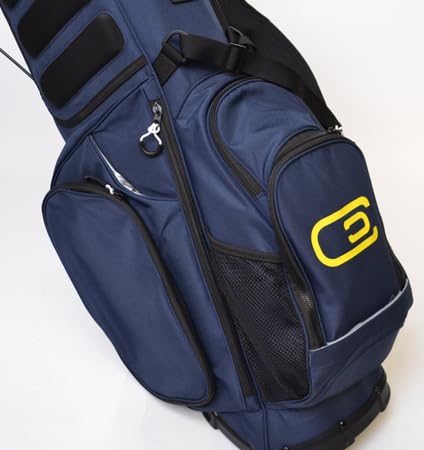 Amazon | excors [エクスコアーズ] Stand Bag Navy/Neon Yellow