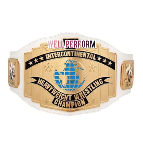 Inter Old White Championship Title Belt Replica, World Heavyweight Wrestling Belt