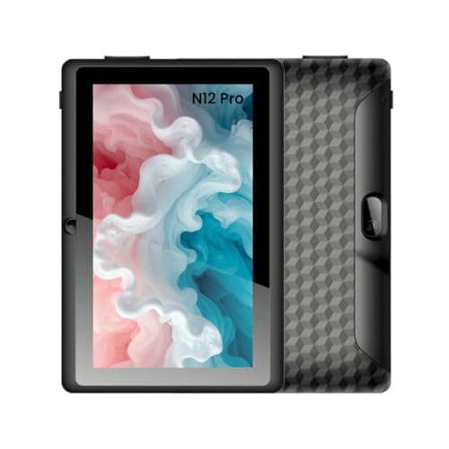 Image of IKALL N12 Pro - Android Wi-Fi Tablet, 3GB RAM, 16GB Storage, 7 inch Display, WiFi Only, 3000mAh Battery, Dual Camera, Compact & Lightweight Tablet for Entertainment & Learning (Black)