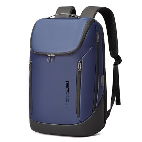 Image of Red Lemon BANGE Captain Business Smart Backpack Water-Resistant fit 15.6 Inch Laptop Backpack with USB Charging Port,Travel Durable Backpack for Men and Women (Dark Blue)