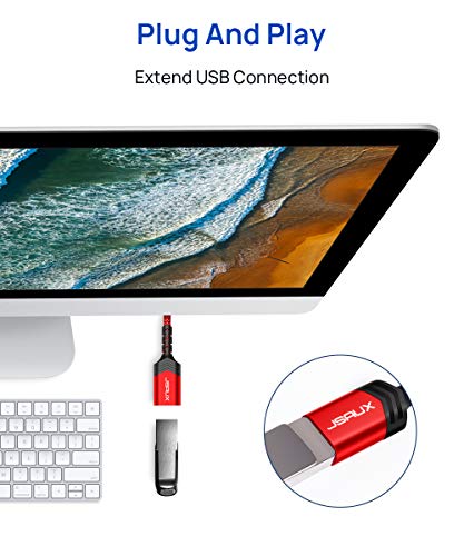 JSAUX Cavo di Prolunga USB 3.0 [1m 2pezzi] USB 3.0...
