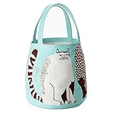 [エンプレットベール] morita MiW トートバッグ 公園の大きな樹のネコたち ライトブルー コロリンとした愛おしいカタチ しっかり織り上げた厚手の生地に上品なカラーの裏地 コットン100 (R)