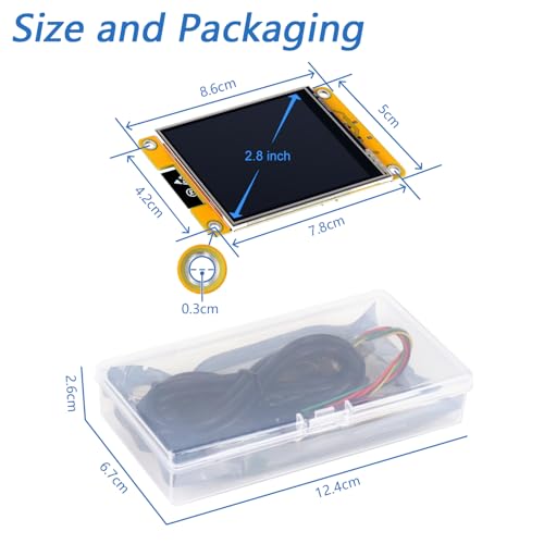 Image of FREENOVE Bitcoin Miner Solo Lottery Miner, ESP32 CYD 2.8 inch Touch Display 240x320 Pixel TN Screen ILI9341 Driver, Dual-core 32-bit 240 MHz Microcontroller WiFi+BT Programmable, Code Tutorial