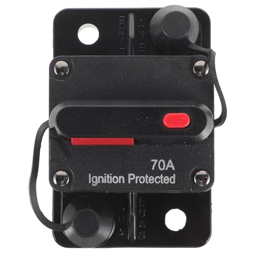 Disyuntor de circuito 12-36V DC fusible 70A automoción protector térmico remolque coche caravana