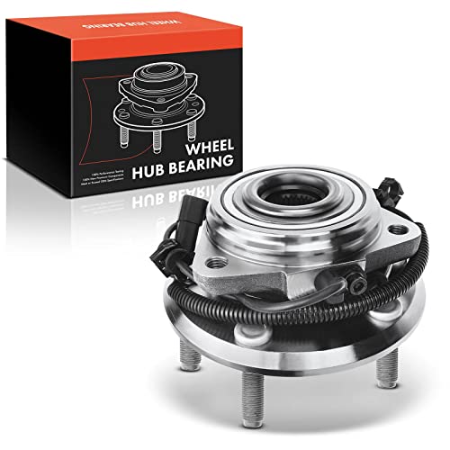 Frankberg 1x Radnabe Radlagersatz mit integriertem ABS-Sensor Vorderachse Kompatibe mit Wrangler III JK SUV 2.8L 3.6L 3.8L 2007-2017 Replace# 513272