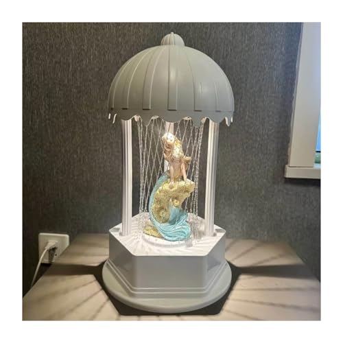 MINI Retro Oil Rain Lamp Blue Mermaid Table lamp Floor lamp Ceiling lamp Suitable for bedrooms Living Rooms and Stores