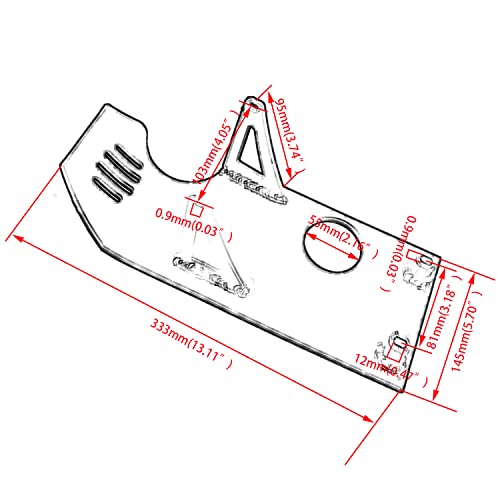 Grehua Red Aluminum Engine Skid Plate For Ssr110 Ssr125 Xr50 Xr70 Crf50 Cxr50 Klx Gmx Nsd Vitacci Xpro Fx Lifan Yx Thumpstar Coolster Apollo Kymco Kpipe125 Z50 Sp04 Taotaodb17 Chinese Pit Dirt Bike #TOP4