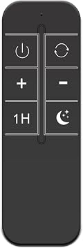 Remote Controller for 3.5 Reading Light and 4.7 Reading Light, 3 Color Modes & 5 Brightness Levels Setting, 1H Timer & Nightlight Setting