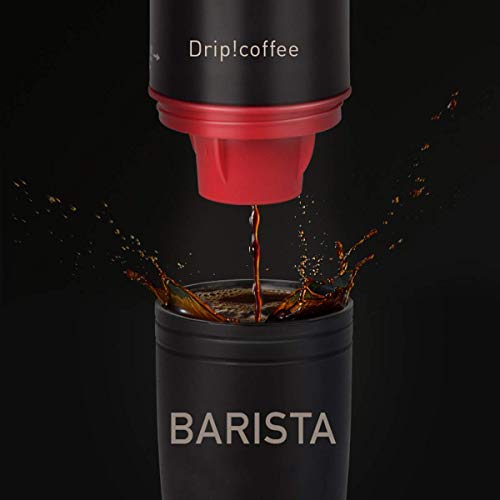 MZXUN Cafetera portátil, máquina Compatible with Camping eléctrico, un botón de Modo, Compatible with el K-Taza de la… - Imagen 3