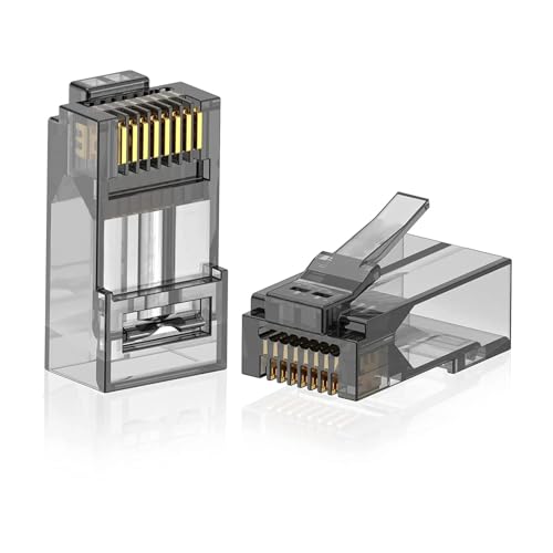 Connecteurs RJ45 CAT6 pour réparer et fabriquer vos câbles internet sans perte de signal