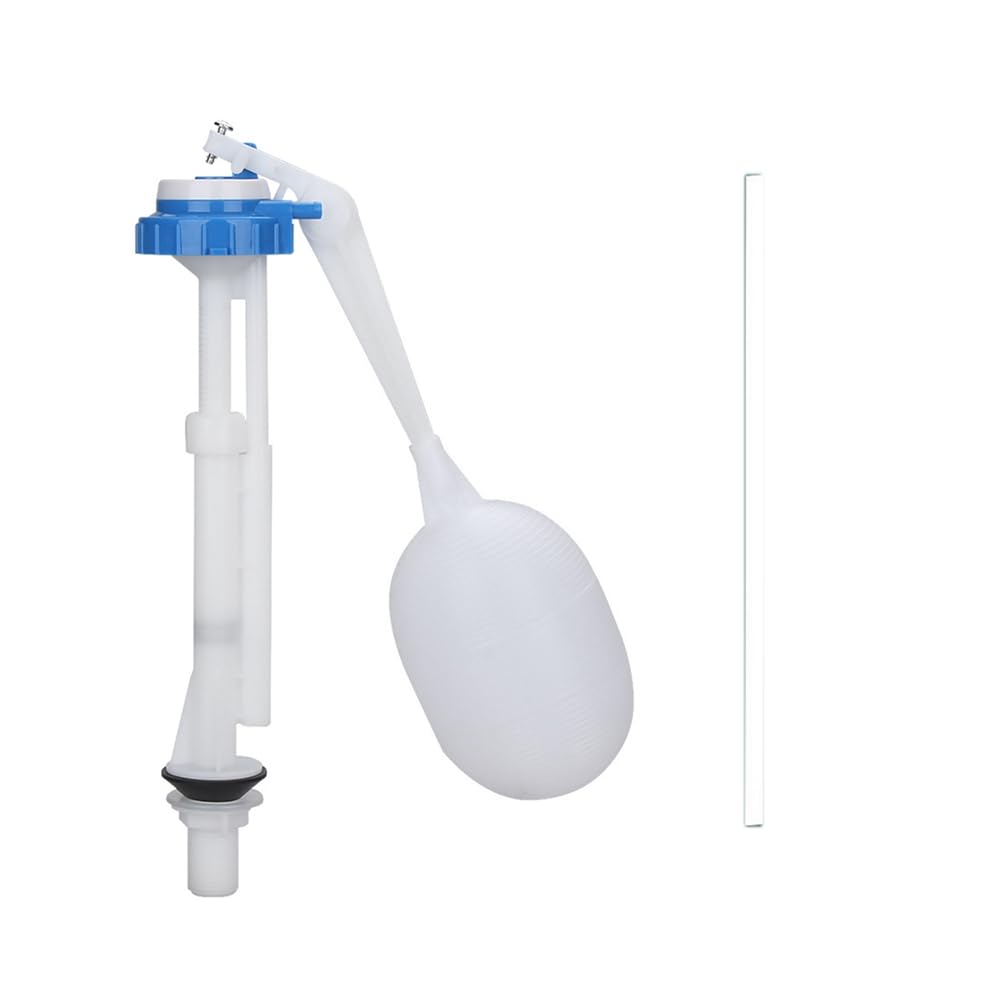 Vjsujehgy Adjustable Old Type Toilet Tank Balls with Inlet Valve G1/2 Float Ball for Control Water Level Toilet Accessories