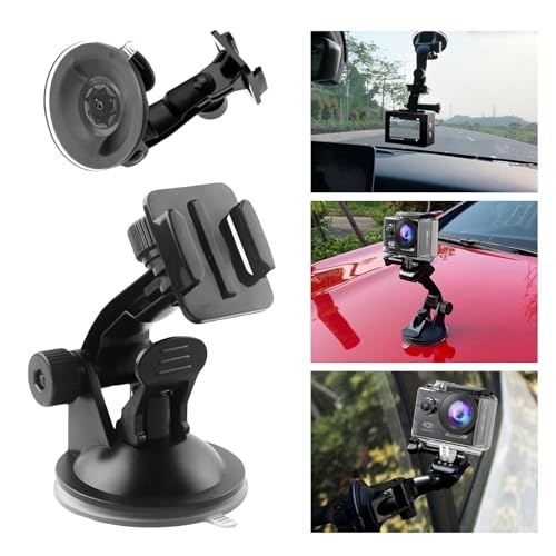Kit de accesorios para cámara con base giratoria de 360° y ventosa para cámara 4K estable 5