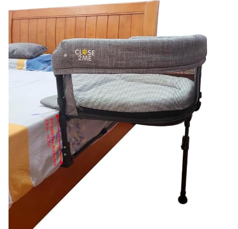 Englacha Close2me Bedside Pet Bed for Cats and Dogs, Elevated Dog Bassinet with Sides, Puppy Crib