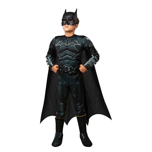 Rubie's 702987M DC – Costume Batman Deluxe Movie Kids Shown, M