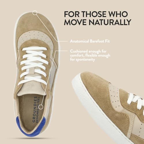 Image of GROUNDIES Nova Barefoot Shoes for Women - Trainer Sneakers for Women with Foot-Friendly Wide Toe Box, Neutral Footbed, and Non Slip Zero Drop Outsole