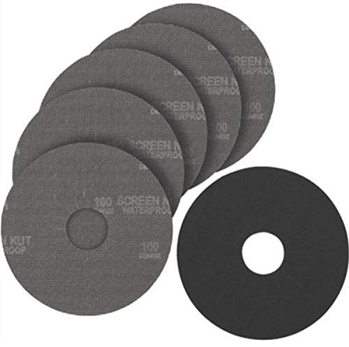 PORTER-CABLE 76080-5 9-Inch 80G Drywall Pad with 5 Mesh Discs