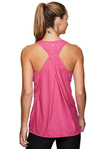 RBX Active Women's Flowy Yoga Workout Tank Top Tunic S20 Hot Pink S