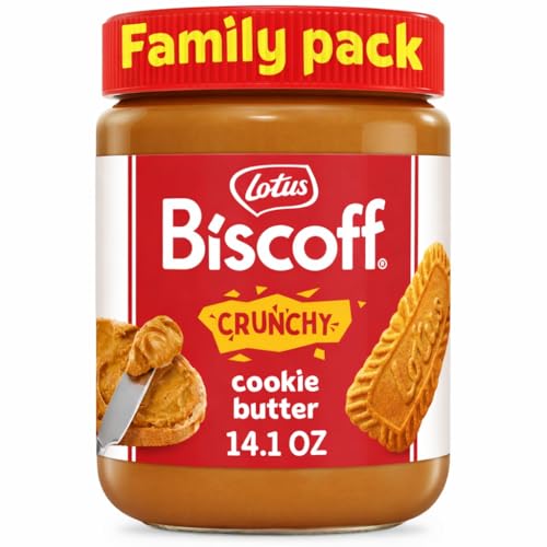 Image of Lotus Biscof Crunchy Cookie Butter Spread, Crispy, GMO Free Family Pack, 400g (From Belgium)*