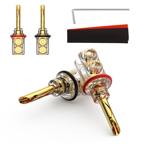 4 Plugs Banana 4mm BFA Con Tornillo con Termo Retráctil miniatura 2