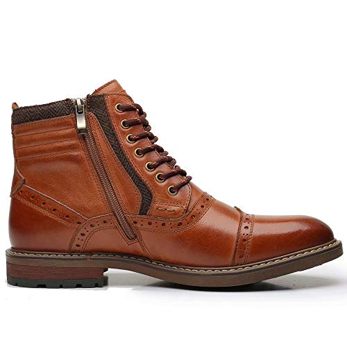 Arkbird Mens Chelsea Boots, Stylish and Comfort Leather Chukka Ankle Boots with Zipper - Image 4