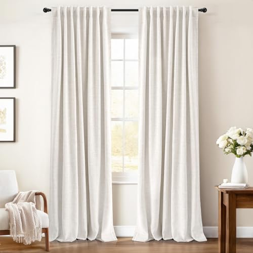 INOVADAY 100% Blackout Curtains 96 Inches Length 2 Panels Set,